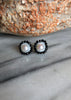 Ermengarde Pearl Black Spinel Earrings