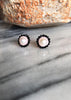 Ermengarde Pearl Black Spinel Earrings