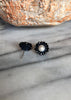 Ermengarde Pearl Black Spinel Earrings