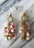 Luxembourg Gold/Pink Earrings