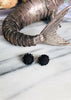 Margot Black Spinel Studs