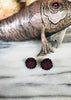 Margot Black Spinel Studs