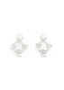 Atelier Godolé silver flowers earrings azay le rideau