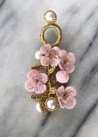 Luxembourg Gold/Pink Earrings