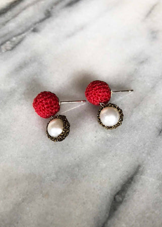 Bathilde Pearl Earrings