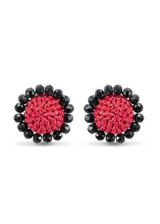 Margot Black Spinel Studs