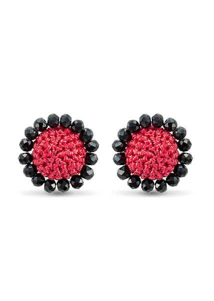 Margot Black Spinel Studs