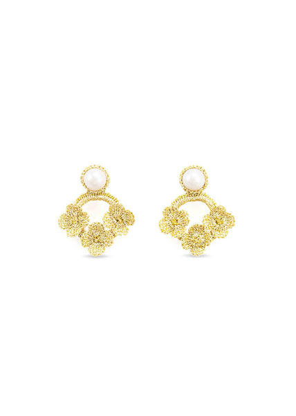 Atelier Godolé azay le rideau earrings gold