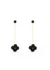 Atelier Godolé earrings flowers black