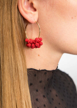 La Romanée Hoops Earrings